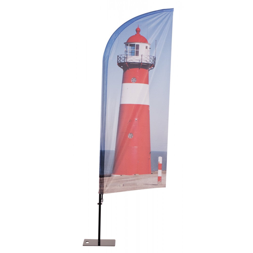Impresión Bandera Publicidad Aluminio (Vela) (86 x 284 cm) - Ecológica