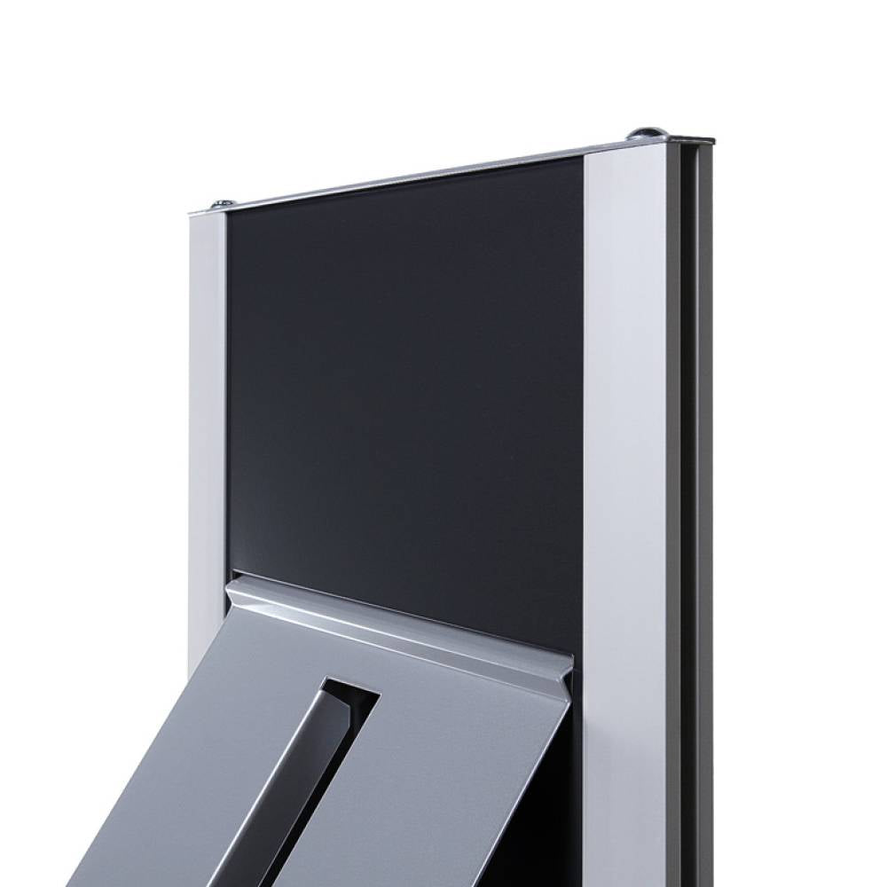 Présentoir Vertical pour dépliants, catalogues et brochures (Noir)