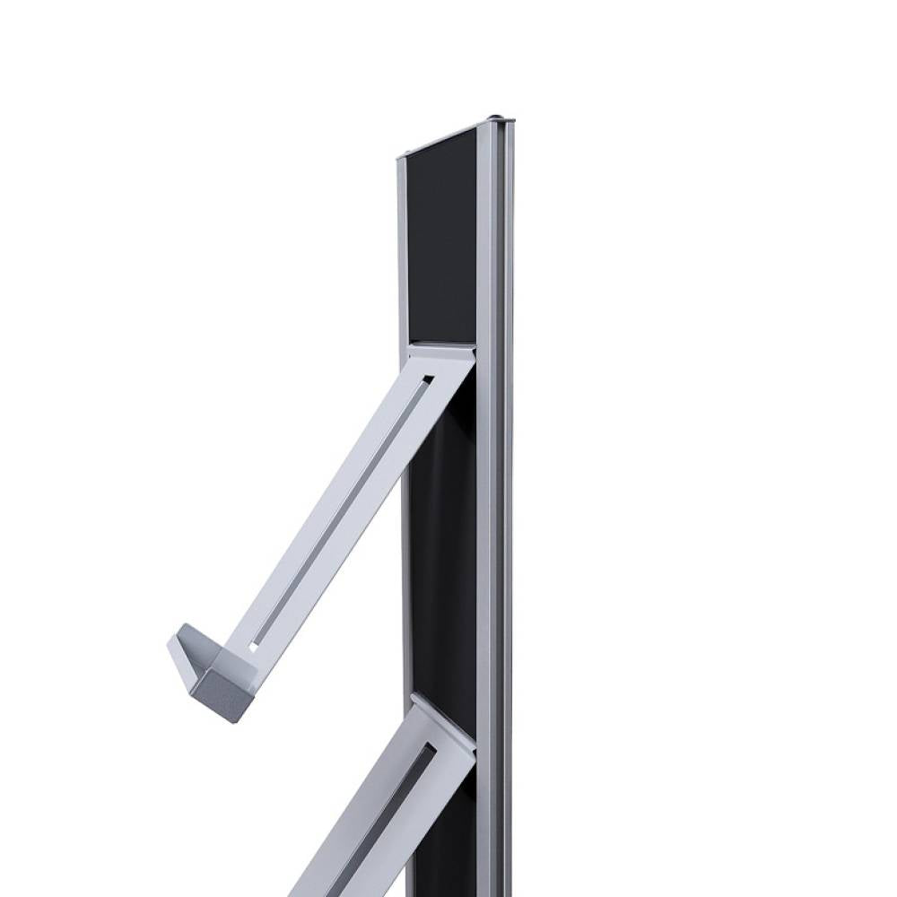 Présentoir Vertical pour dépliants, catalogues et brochures (Noir)