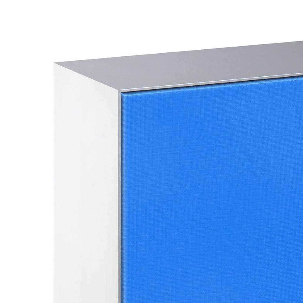 Cadre textile lumineux sur pied
