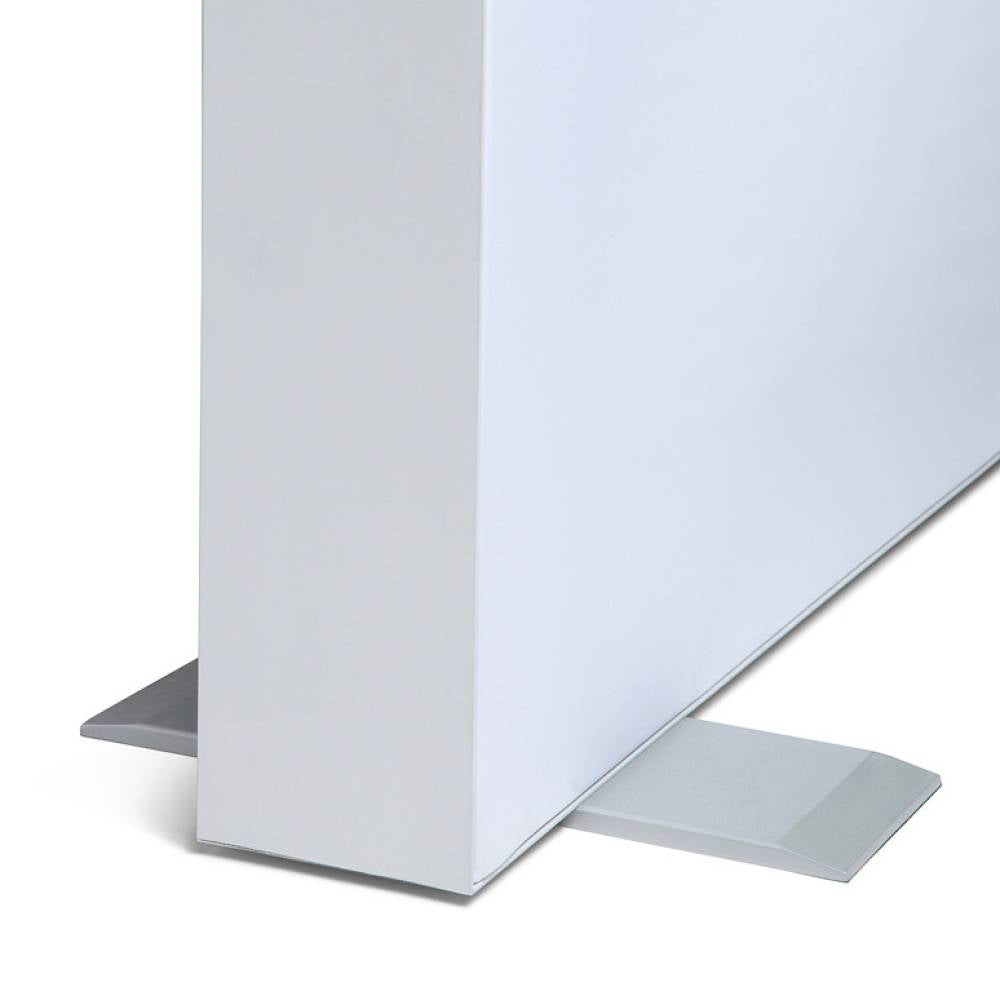 Cadre textile lumineux sur pied