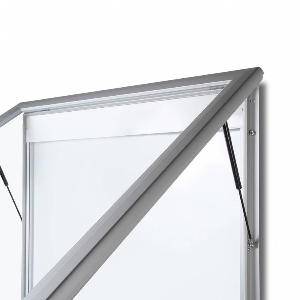 Vitrine publicitaire extérieure éclairée