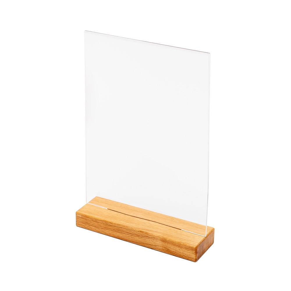 Porte-menus en bois