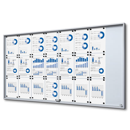 Vitrina Anuncios Puertas Correderas SLIM 24xA4